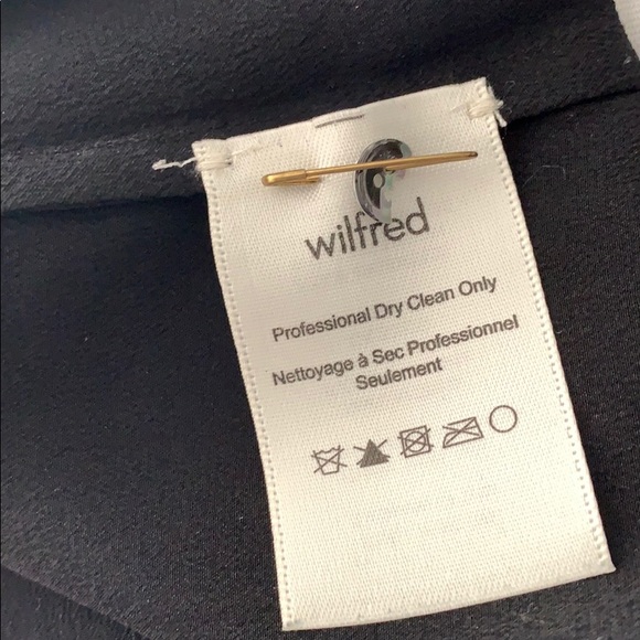 Brand New Wilfred 100% Silk Black XS - Picture 6 of 8